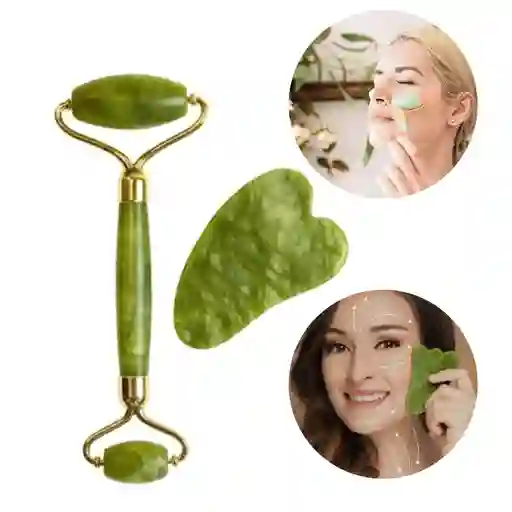 Rodillo Guasha Jade