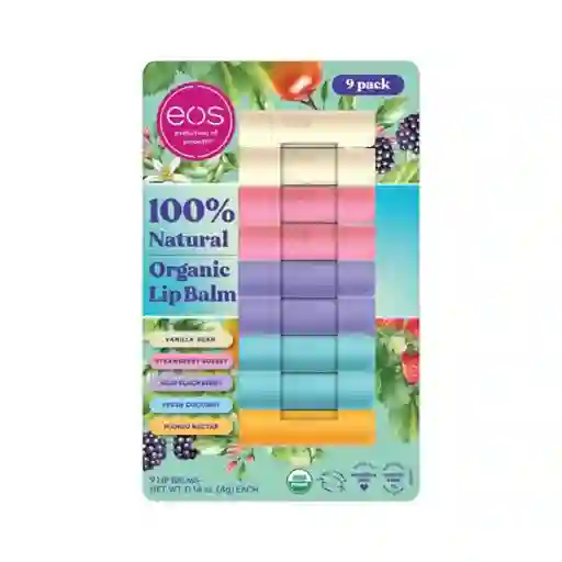 Eos Bálsamos Labiales Pack X9
