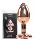 Plug Anal Mikel Joya De Corazón Roja