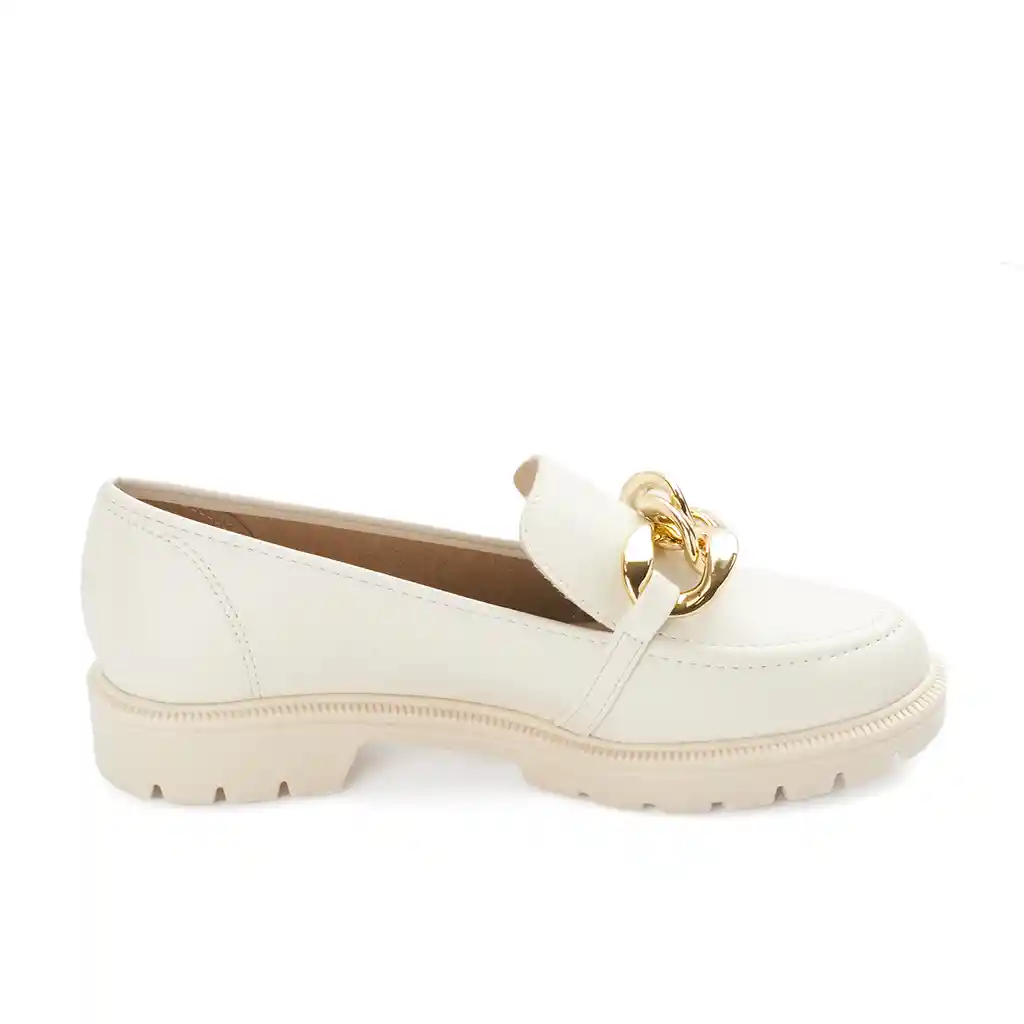 Mocasín Marfil Beira Rio Talla 37