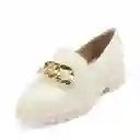 Mocasín Marfil Beira Rio Talla 37