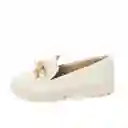 Mocasín Marfil Beira Rio Talla 37