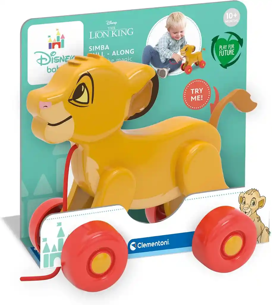 Juguete Didáctico De Arrastre Simba El Rey León Para Bebés