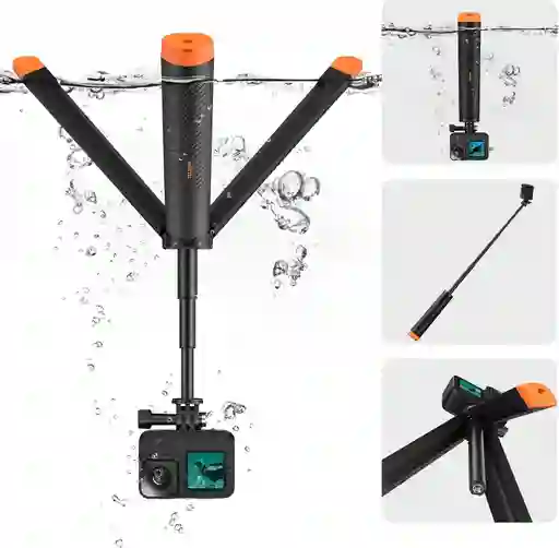 Selfie Stick Impermeable Go Pro Extension Ajustable