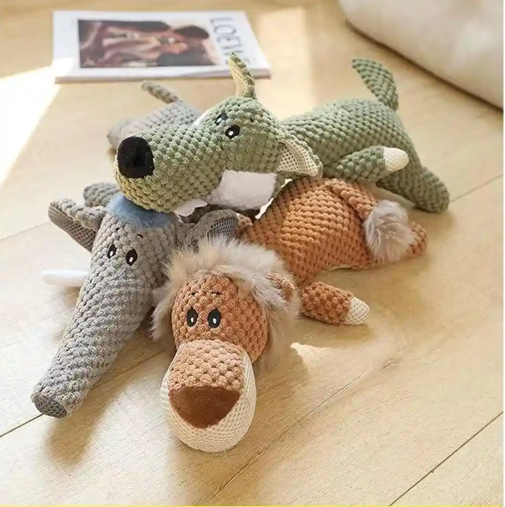 Peluche Mordedor Para Mascotas Perro Con Sonido