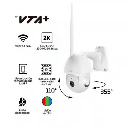 Camara Inteligente Full Hd Para Exterior Vta+ Conic
