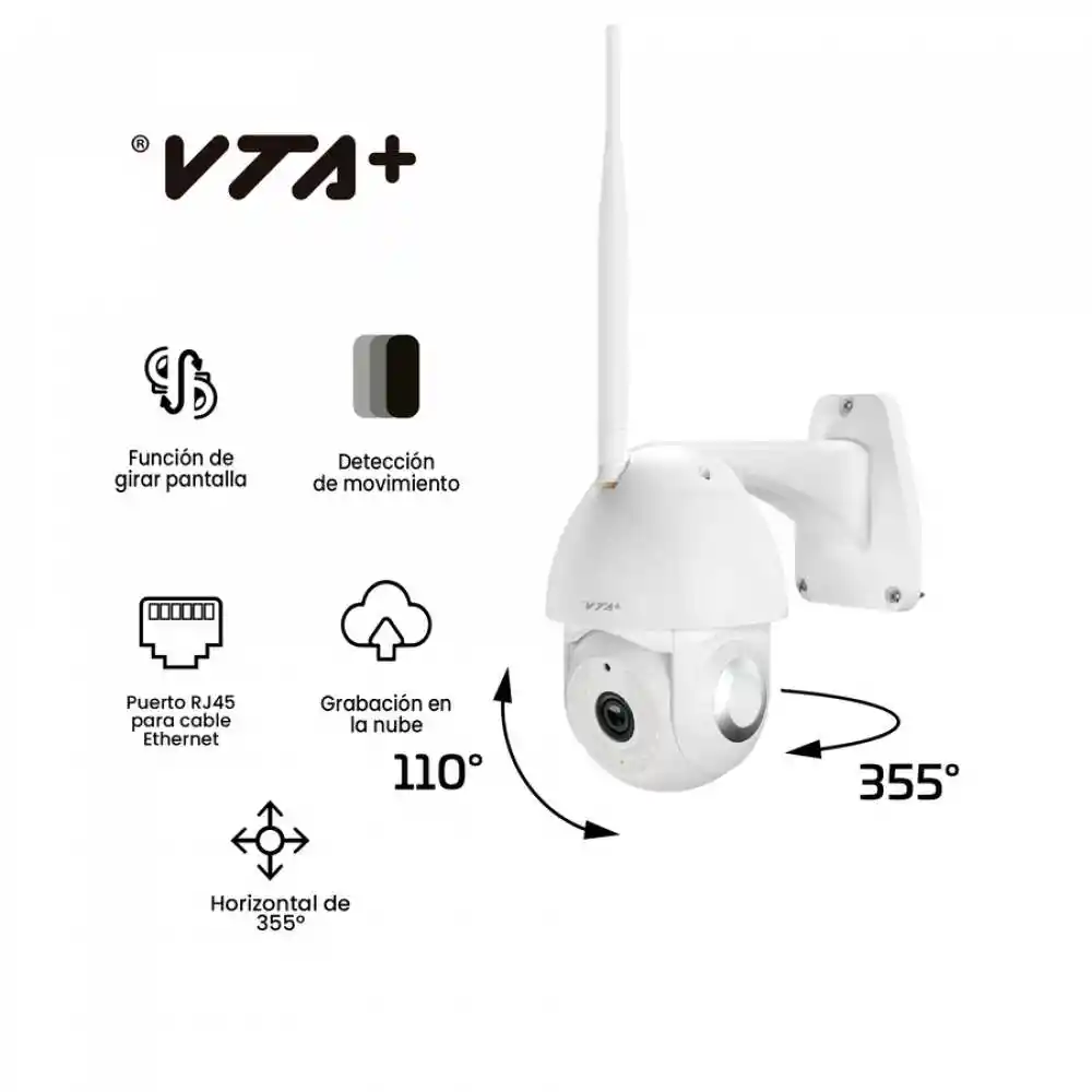 Camara Inteligente Full Hd Para Exterior Vta+ Conic