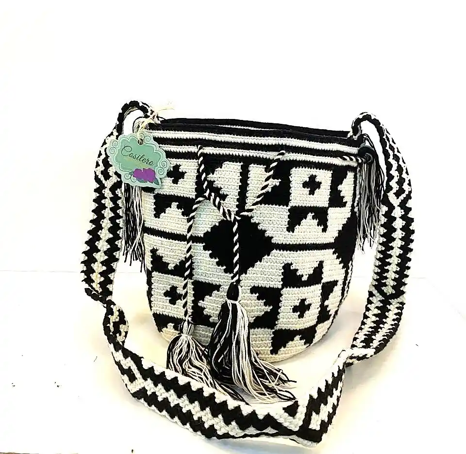 Mochila Wayuu Multicolor Mediana