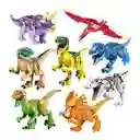 Fichas De Armar Dinosaurio Bloques Didactico Para Niños