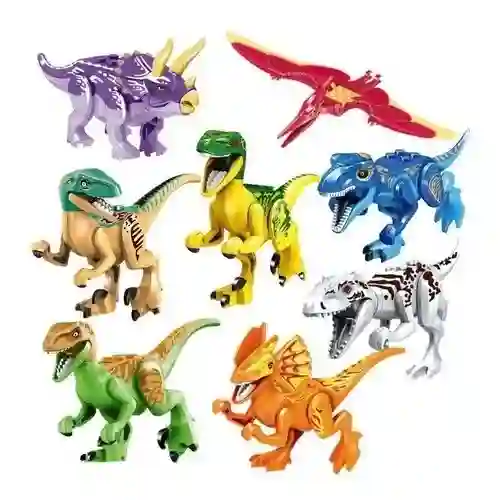 Fichas De Armar Dinosaurio Bloques Didactico Para Niños