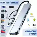 Adaptador Usb C Multipuerto Usb Micro Sd Macbook Windows