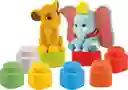Juego Bloques Sensorial Disney Simba Y Dumbo Para Bebés