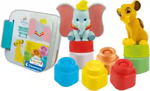 Juego Bloques Sensorial Disney Simba Y Dumbo Para Bebés