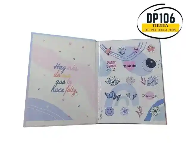 Cuaderno Scribe Master Cuadriculado 100 Hojas Diseño Niña Cosido Pasta Dura