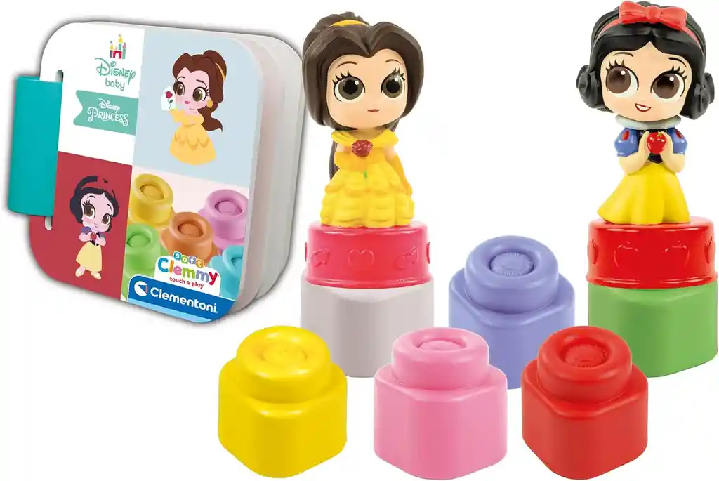 Juego Bloques Sensorial Disney Princesas Para Bebés
