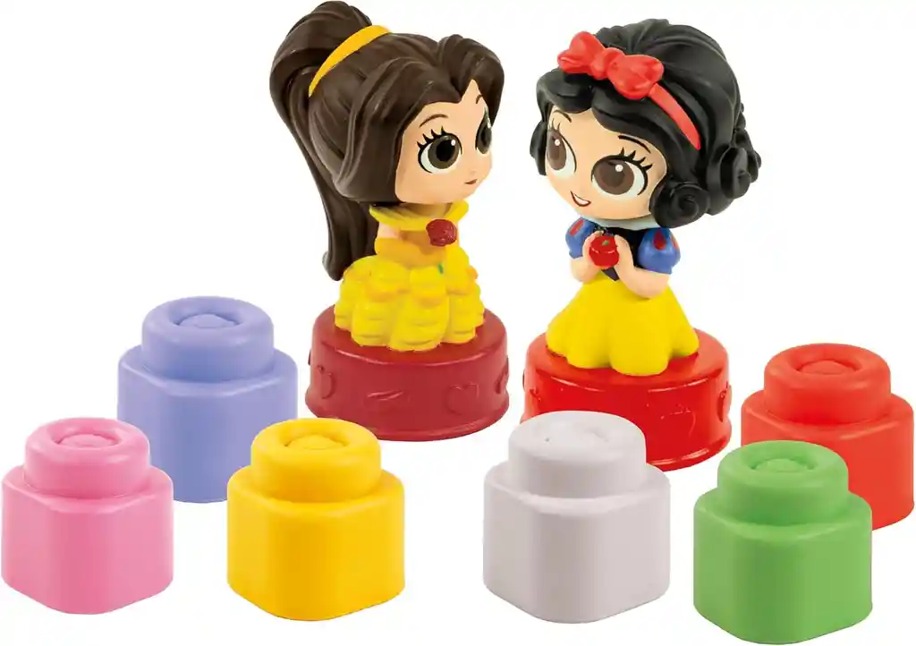 Juego Bloques Sensorial Disney Princesas Para Bebés