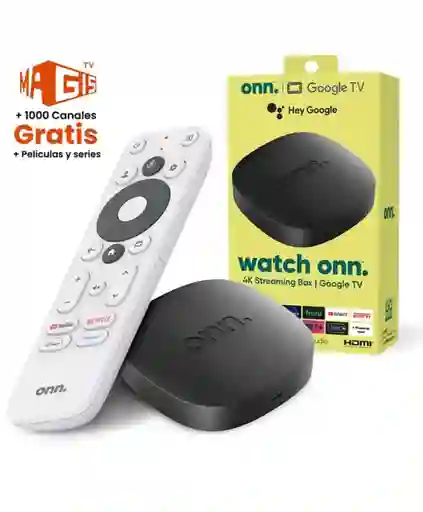 Tv Box Watch Onn 4k Streaming Tv Negro