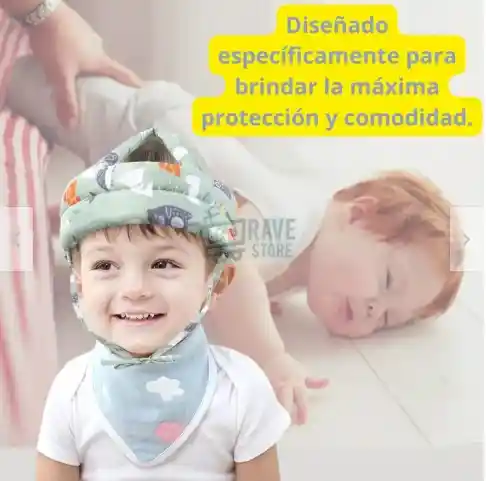 Protector Cabeza Bebe/niños Anti Golpe Tipo Arnés, En Oferta