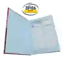 Cuaderno / Agenda Cosido Pasta Dura 5 Materias Diseño Mujer X 1 Und