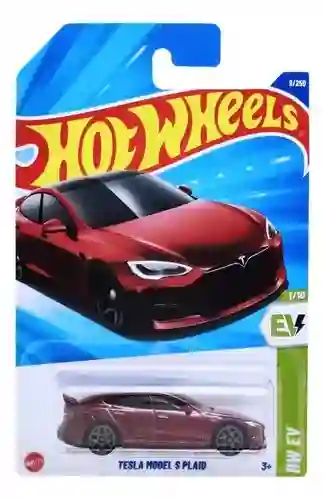 Juguete Carro Hot Wheels Original Tesla Model S Planid Hw Ev