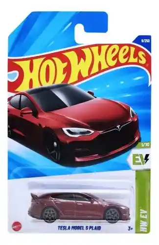 Juguete Carro Hot Wheels Original Tesla Model S Planid Hw Ev