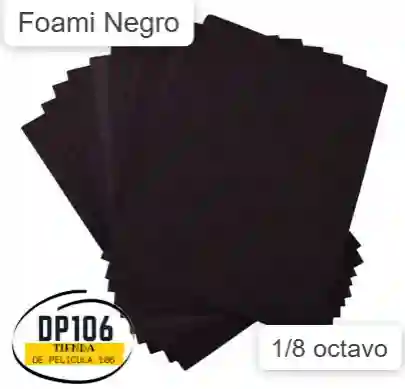 Foami Negro X 1 Octavo
