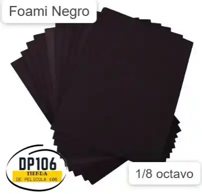 Foami Negro X 1 Octavo