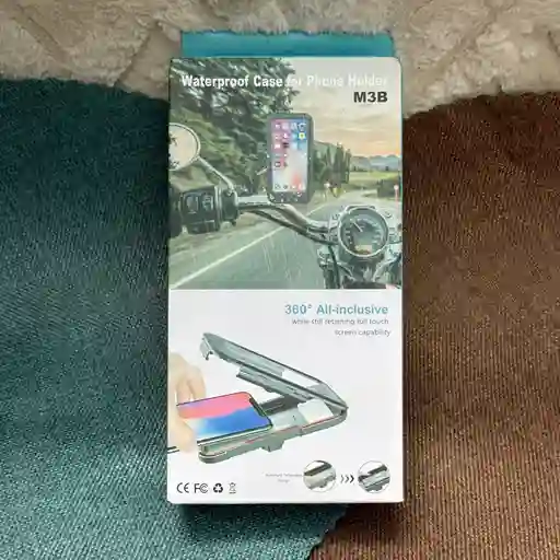 Holder Para Moto Y Bicicleta / Antilluvia / Proteccion 360° / Seguridad / Soporte De Celular