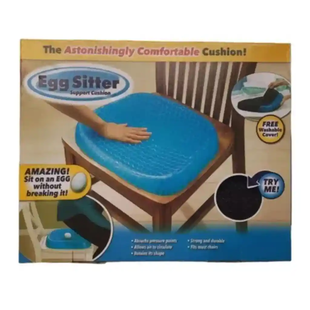 Cojín De Silicona Flexible Comodidad + Funda Protectora