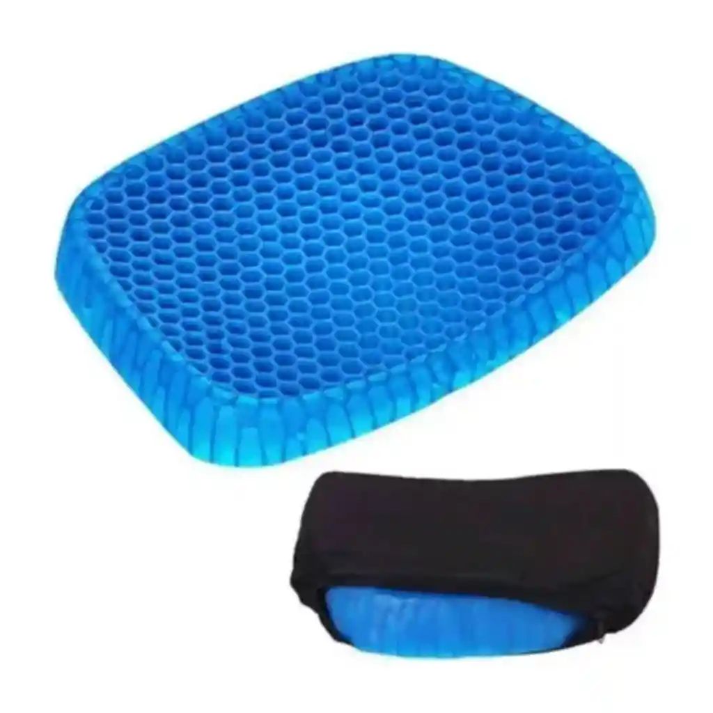 Cojín De Silicona Flexible Comodidad + Funda Protectora