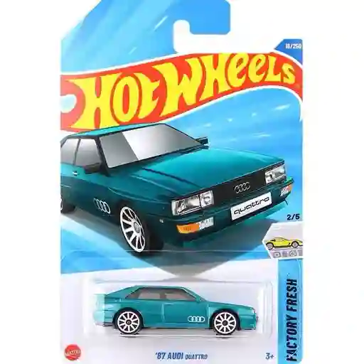 Juguete Carro Hot Wheels Original 87 Audi Quattro Factory Fresh