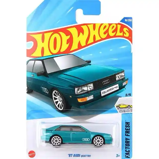 Juguete Carro Hot Wheels Original 87 Audi Quattro Factory Fresh
