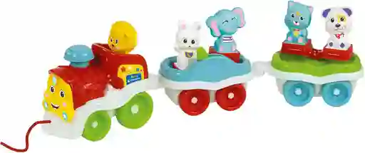 Juguete Tren Interactivo Con Sonidos De Animales Bebés