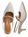 Tacón Bajo Marfil Vizzano Talla 36
