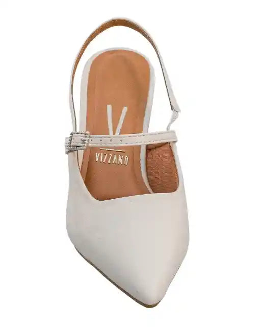 Tacón Bajo Marfil Vizzano Talla 36