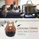 Reloj Temporizador Mecánico Bear Kitchen Timer, Multiusos, Encantador
