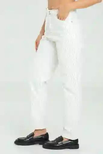 Jeans Anami Color Blanco Crudo Talla 12