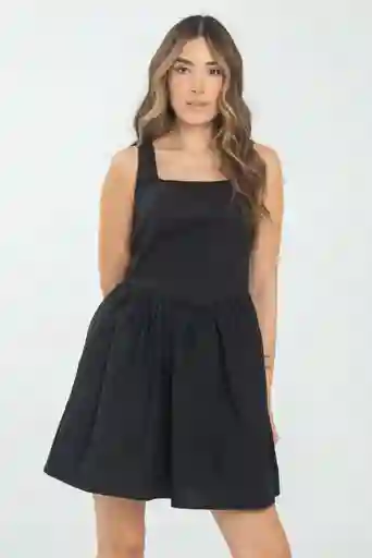 Vestido Corto Mhaxam Color Negro Talla M