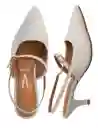 Tacón Bajo Marfil Vizzano Talla 38