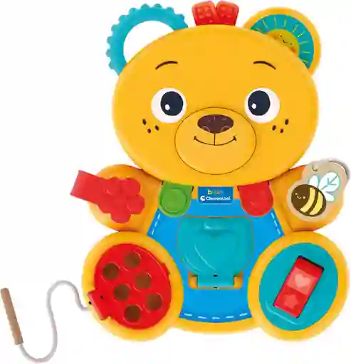 Juguete Didáctico Oso Actividades En Madera Para Bebés