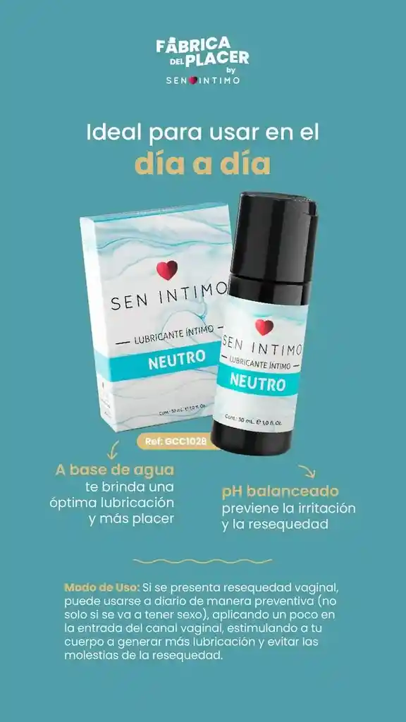 Lubricante Natural Sen Intimo 30ml
