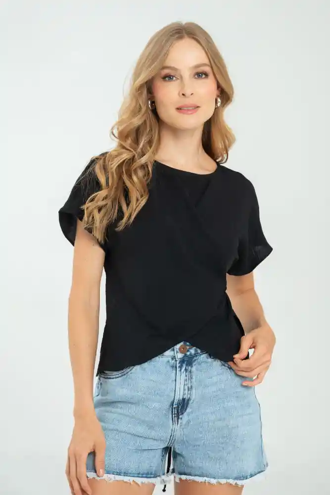 Blusa Hayard Color Negro Talla S