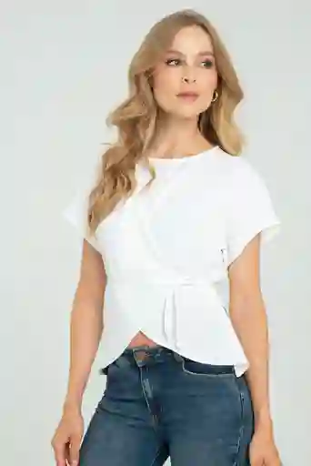 Blusa Hayard Color Blanco Crudo Talla M