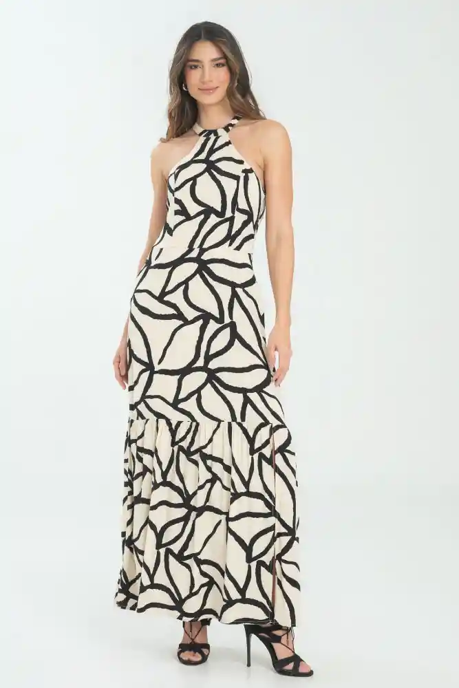 Vestido Santorini Color Negro Talla L