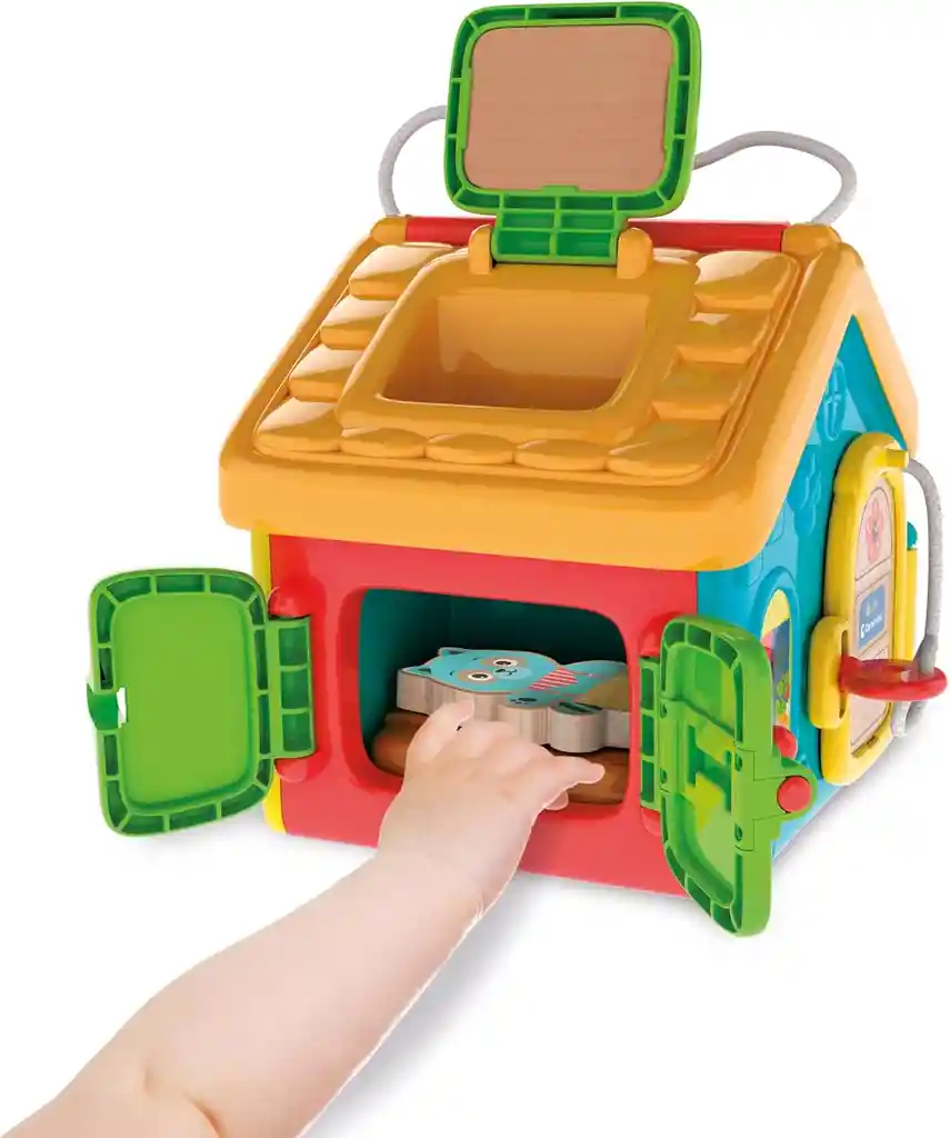 Juego Casa Didáctica Montessori Con Actividades Para Bebés