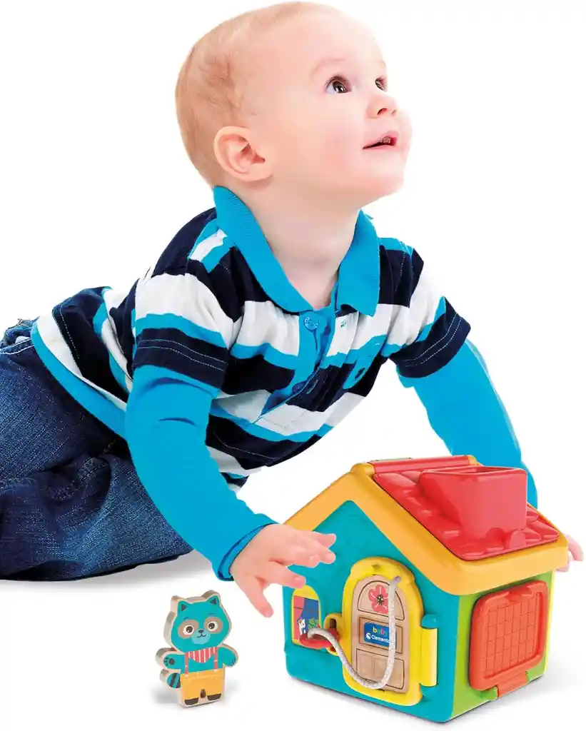 Juego Casa Didáctica Montessori Con Actividades Para Bebés