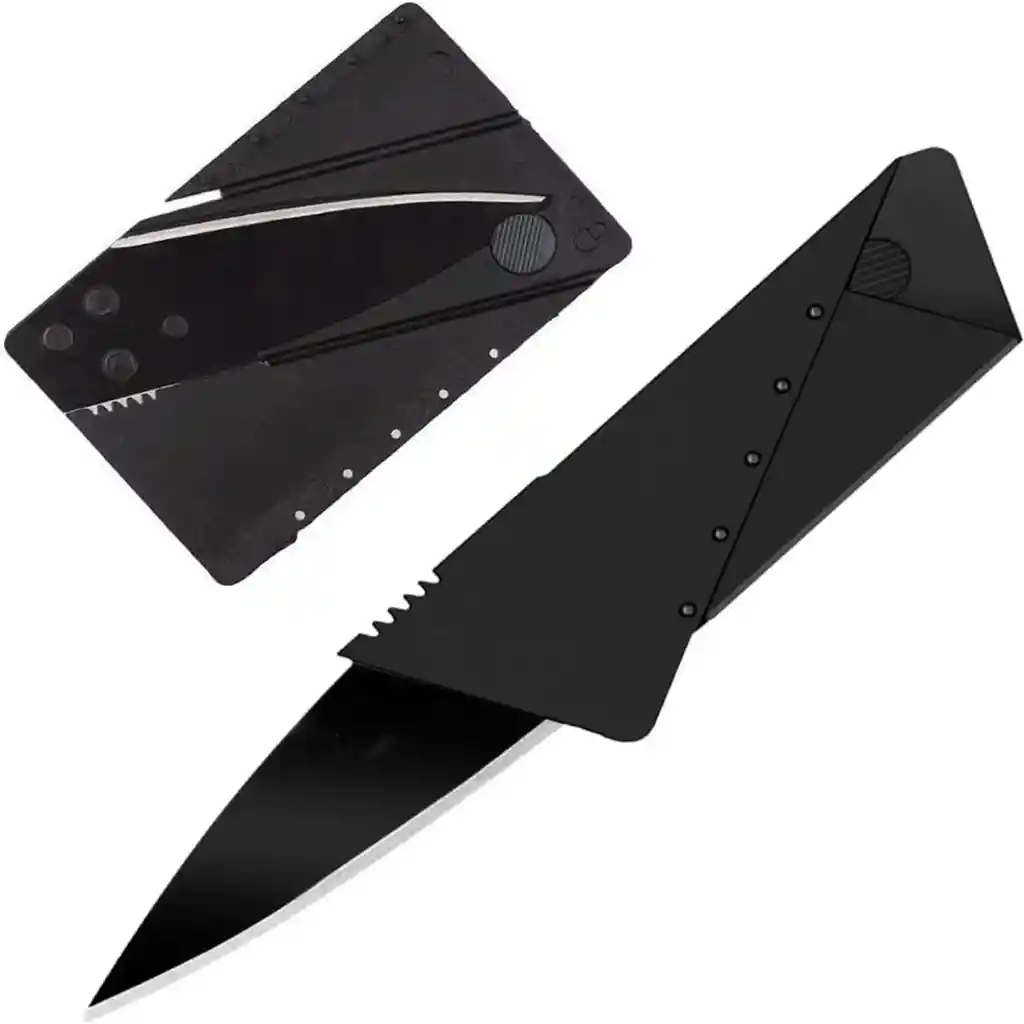 Navaja Tarjeta Cuchillo Tactica Camping Billetera