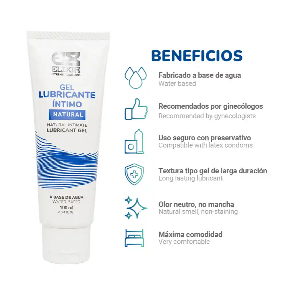 Gel Lubricante Natural Elixir