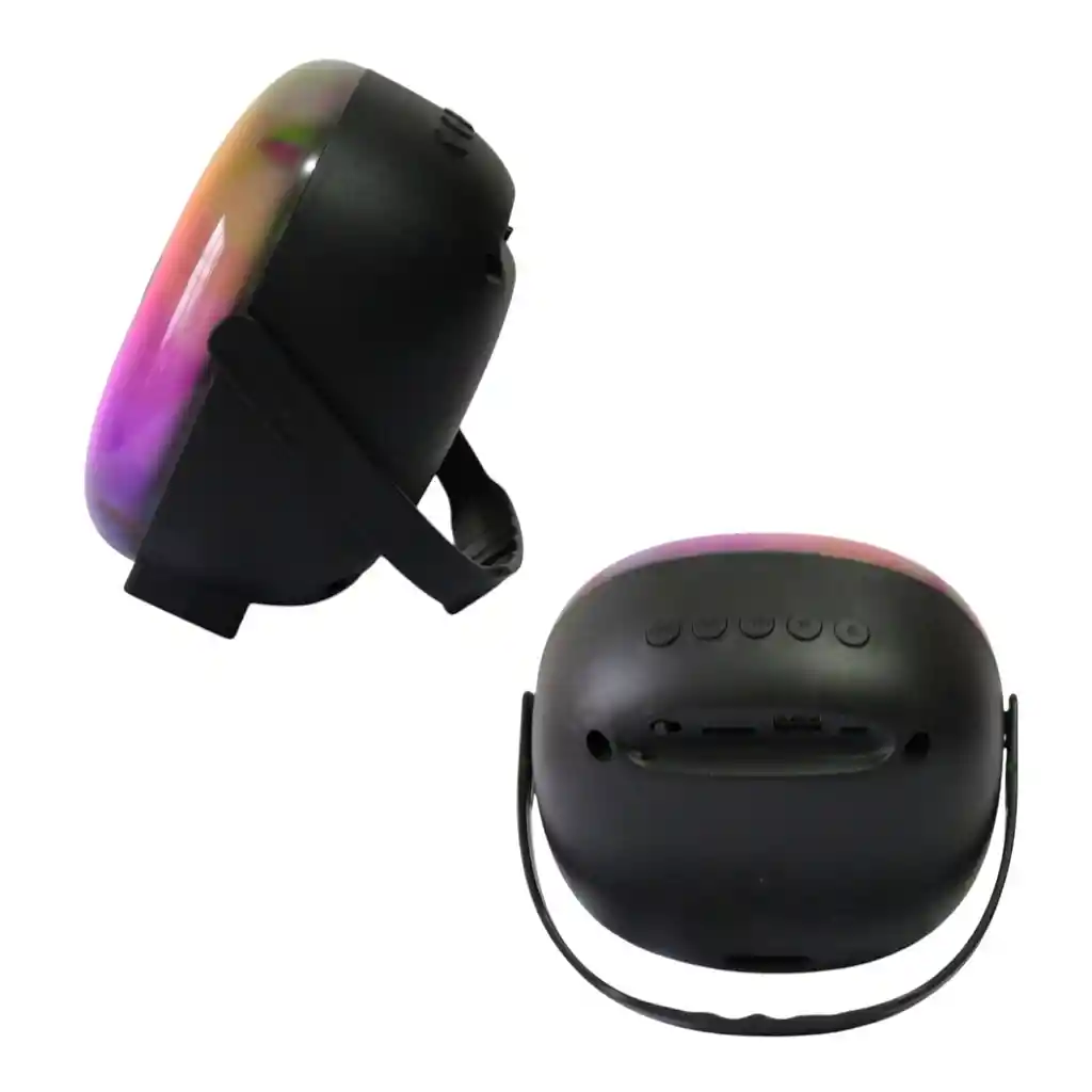Parlante Bluetooth Usb Portatil Con Luces Led
