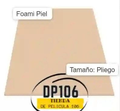 Foami Piel Pliego X 1 Und / Foamy / Fomi